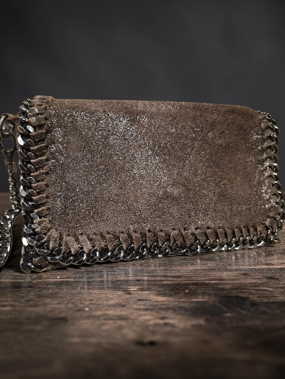 Borse In Pelle Made In Italy Metallic Leather Crossbody